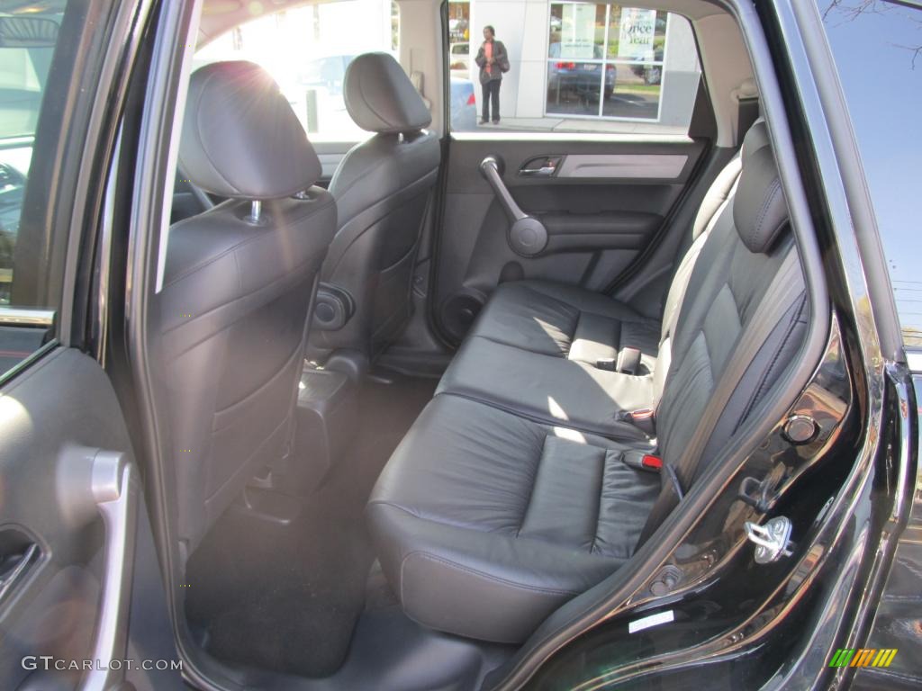 2009 CR-V EX-L 4WD - Crystal Black Pearl / Black photo #22