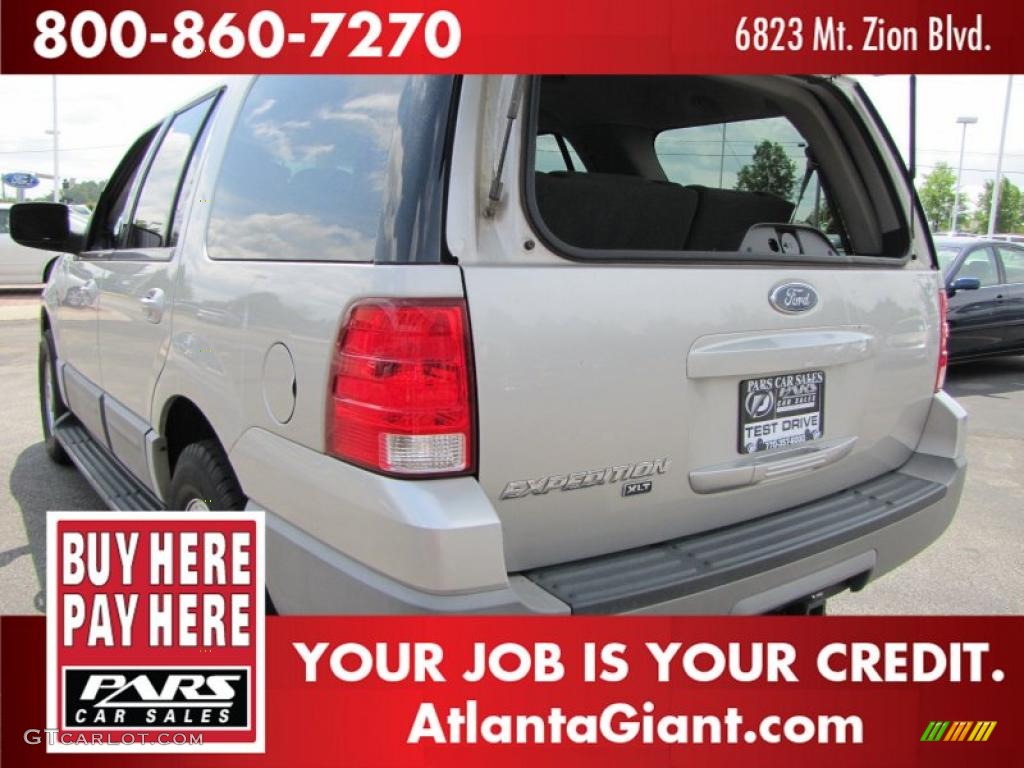 2003 Expedition XLT - Silver Birch Metallic / Flint Grey photo #9