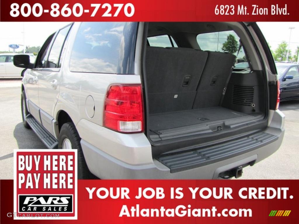 2003 Expedition XLT - Silver Birch Metallic / Flint Grey photo #10