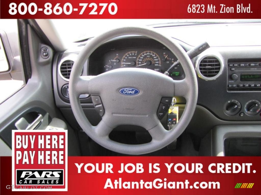 2003 Expedition XLT - Silver Birch Metallic / Flint Grey photo #13