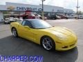 2008 Velocity Yellow Chevrolet Corvette Coupe  photo #1