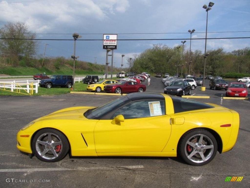 Velocity Yellow 2008 Chevrolet Corvette Coupe Exterior Photo #48656930
