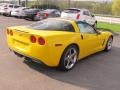 2008 Velocity Yellow Chevrolet Corvette Coupe  photo #9