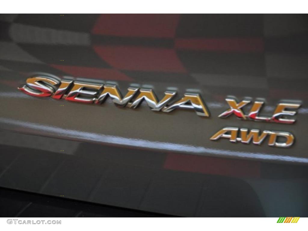 2008 Sienna XLE AWD - Blue Mirage Metallic / Fawn photo #5