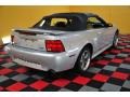 2002 Satin Silver Metallic Ford Mustang GT Convertible  photo #4