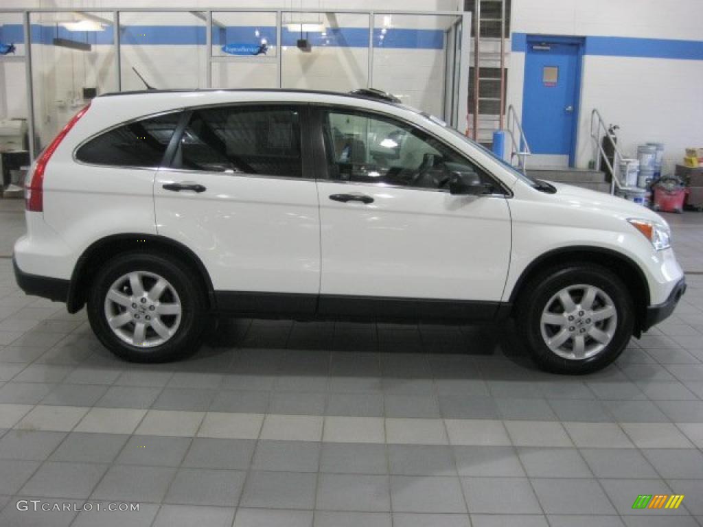 2009 CR-V EX 4WD - Taffeta White / Gray photo #3