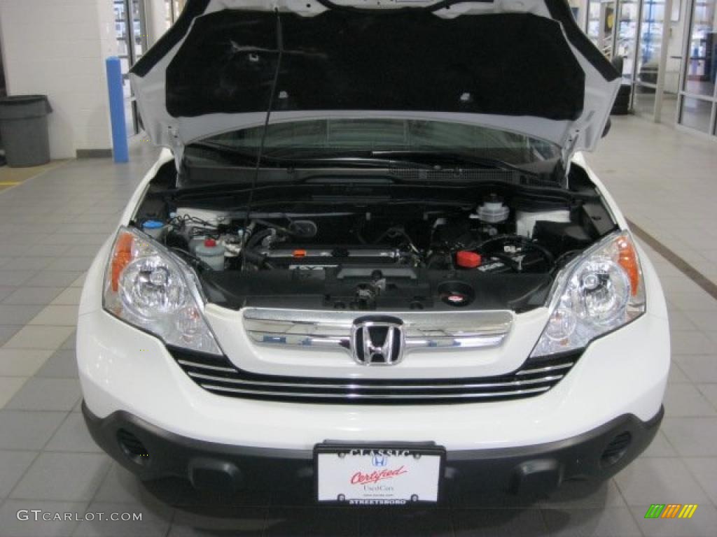 2009 CR-V EX 4WD - Taffeta White / Gray photo #6