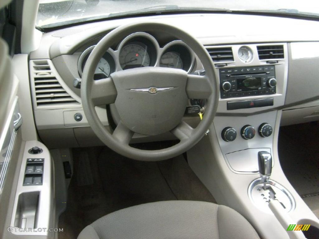 2008 Chrysler Sebring Touring Sedan Dark Khaki/Light Graystone Dashboard Photo #48660376