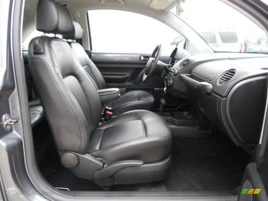 Black Interior 2008 Volkswagen New Beetle S Coupe Photo #48662134