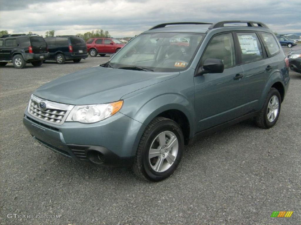Sage Green Metallic 2011 Subaru Forester 2.5 X Exterior Photo #48664162