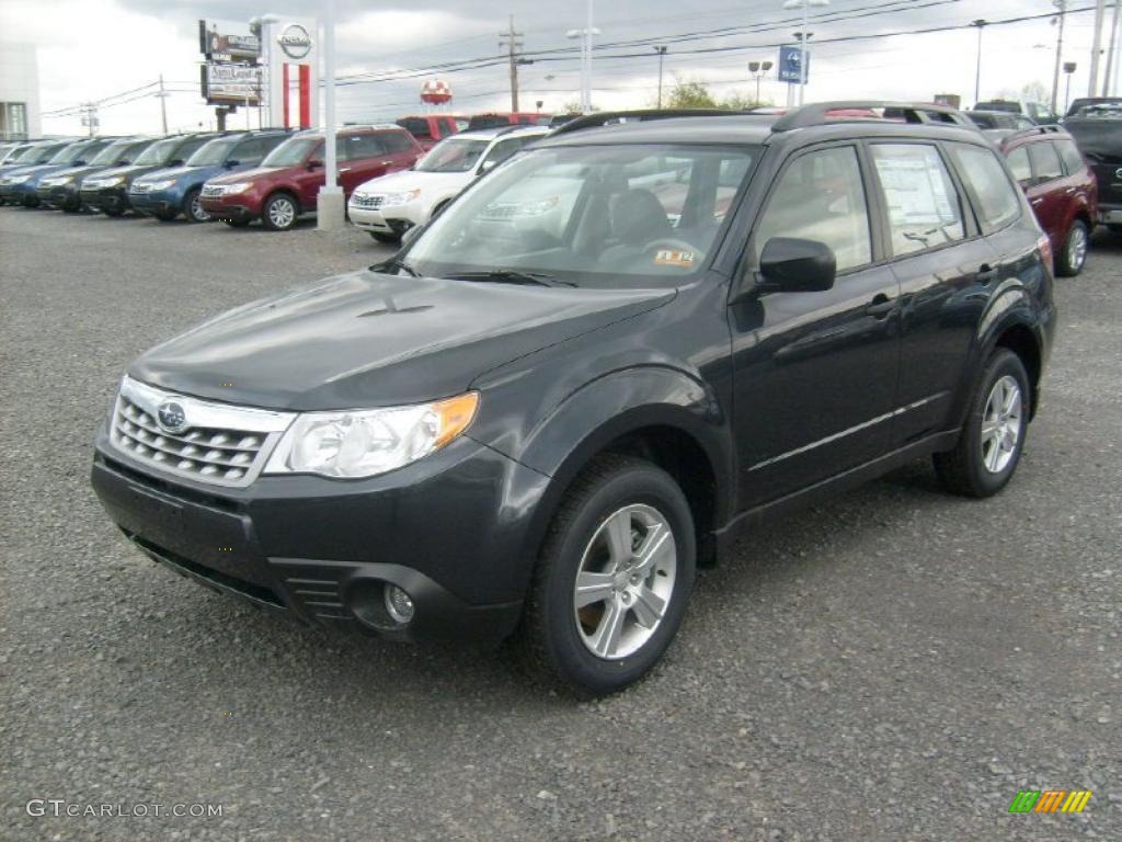 Dark Gray Metallic 2011 Subaru Forester 2.5 X Exterior Photo #48664482