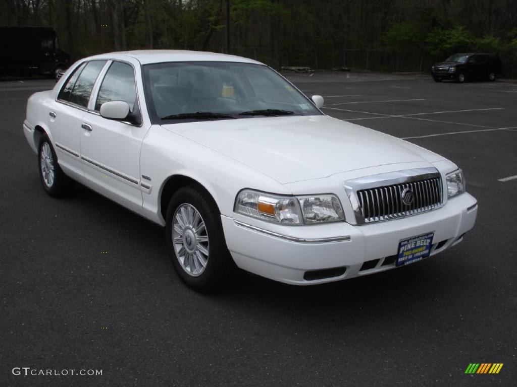 2011 Grand Marquis LS Ultimate Edition - Vibrant White / Light Camel photo #3