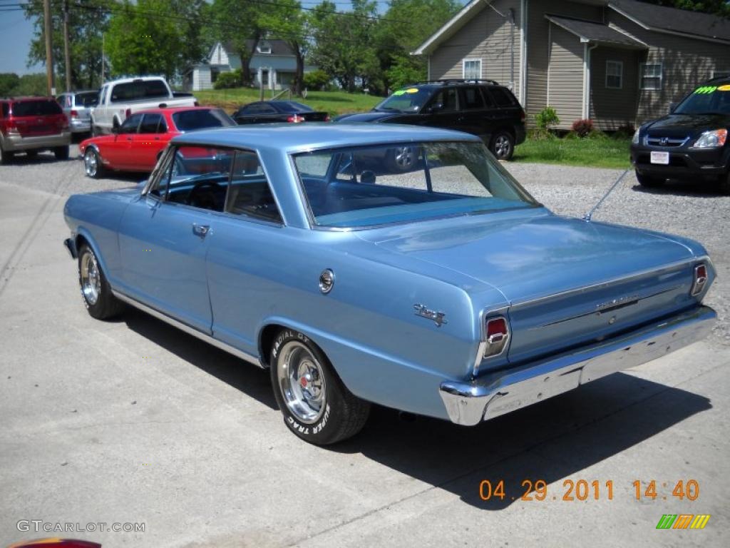 Aqua Blue Metallic 1963 Chevrolet Chevy II Nova 2 Door Hardtop Exterior Photo #48664716