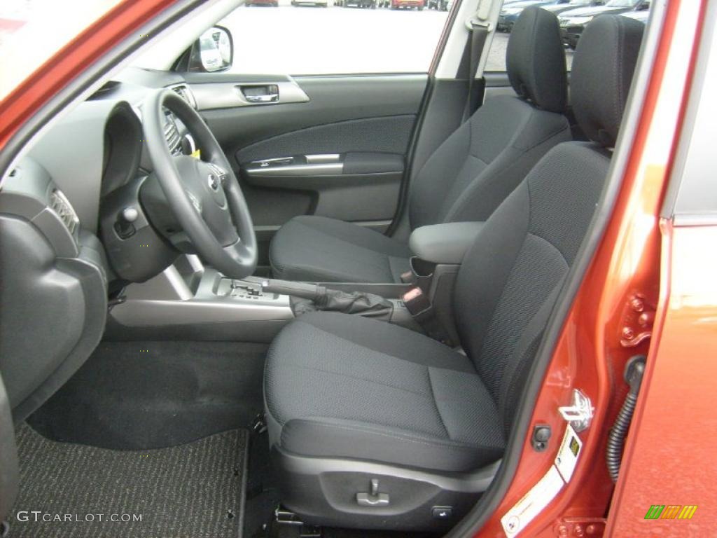 Black Interior 2011 Subaru Forester 2.5 X Premium Photo #48664719