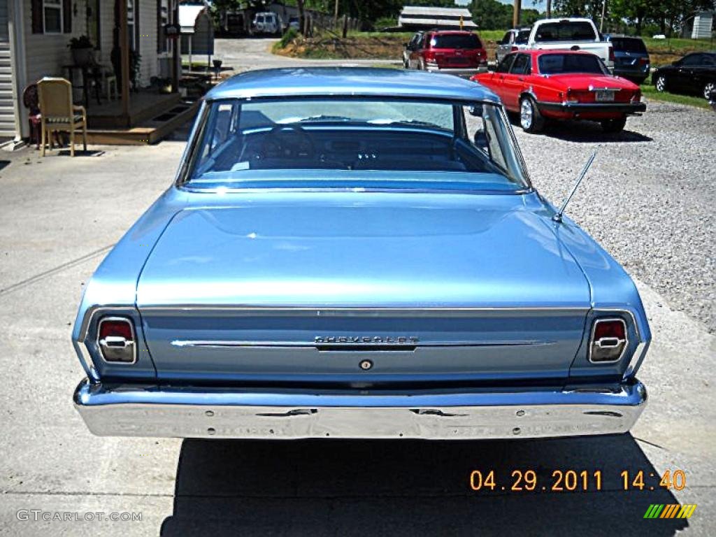 Aqua Blue Metallic 1963 Chevrolet Chevy II Nova 2 Door Hardtop Exterior Photo #48664752