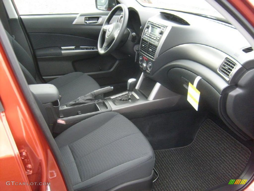 Black Interior 2011 Subaru Forester 2.5 X Premium Photo #48664761