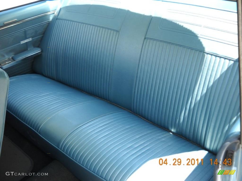 Aqua Blue Interior 1963 Chevrolet Chevy II Nova 2 Door Hardtop Photo #48665031