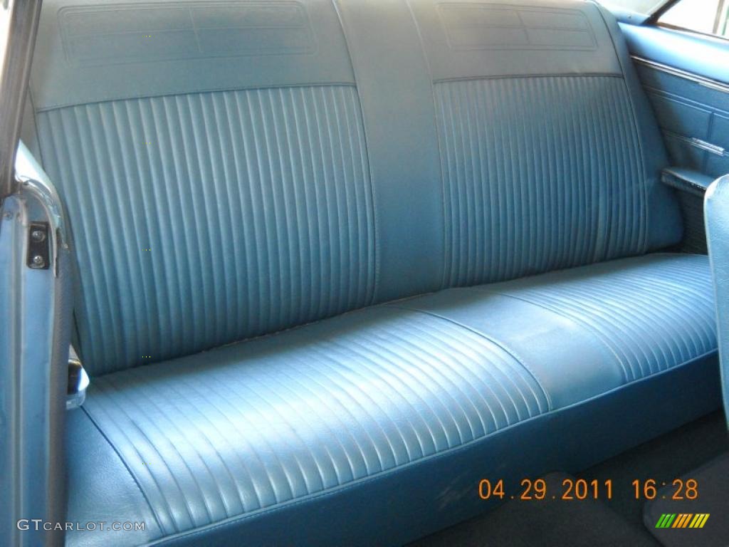 Aqua Blue Interior 1963 Chevrolet Chevy II Nova 2 Door Hardtop Photo #48665070