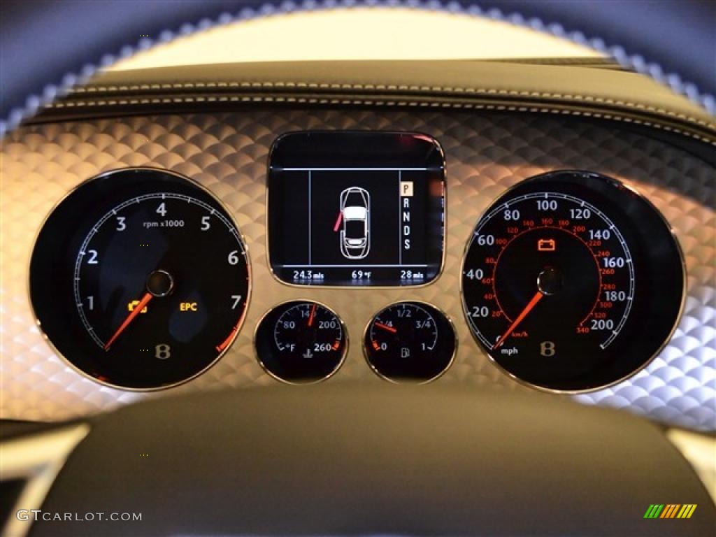 2011 Bentley Continental GTC Speed 80-11 Edition Gauges Photo #48665283