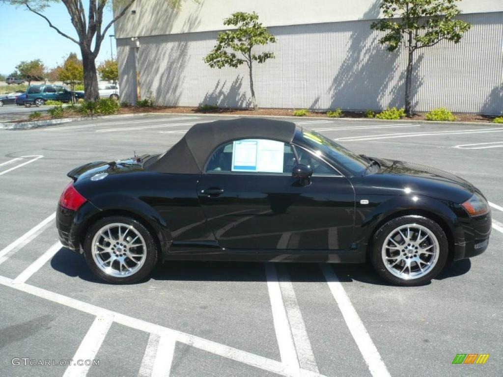 Brilliant Black 2001 Audi TT 1.8T quattro Roadster Exterior Photo #48665746