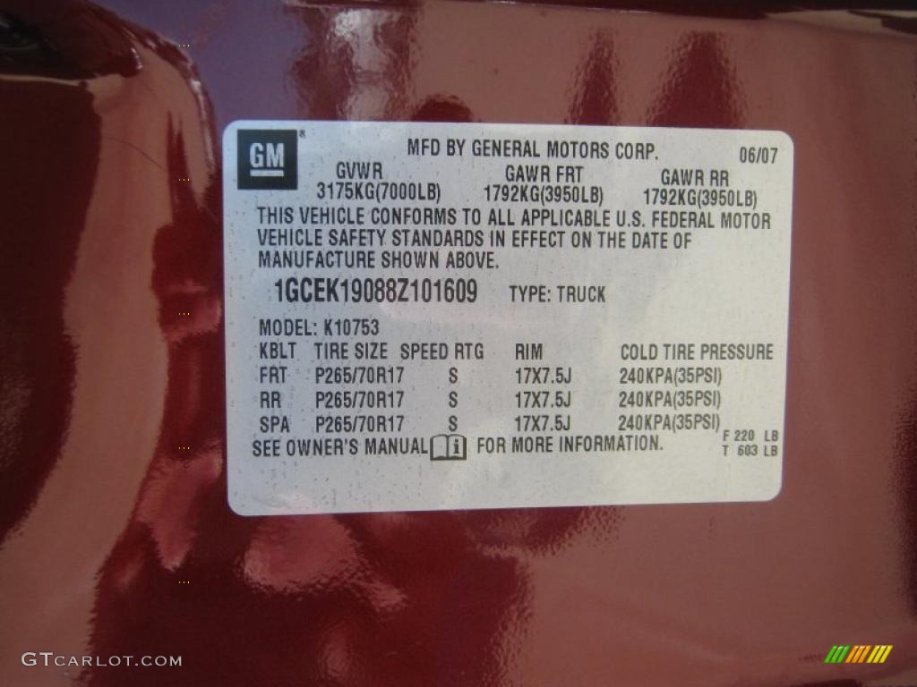 2008 Silverado 1500 LT Extended Cab 4x4 - Deep Ruby Metallic / Dark Titanium photo #26