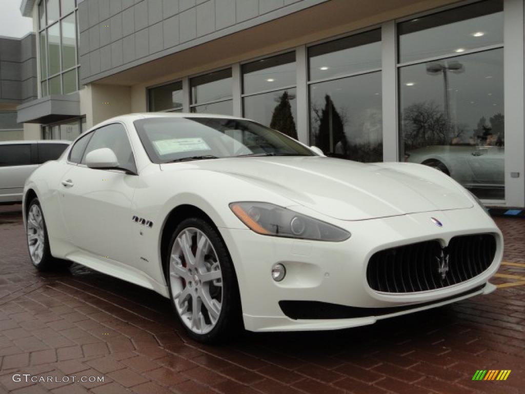Bianco Eldorado (White) 2011 Maserati GranTurismo S Automatic Exterior Photo #48666372