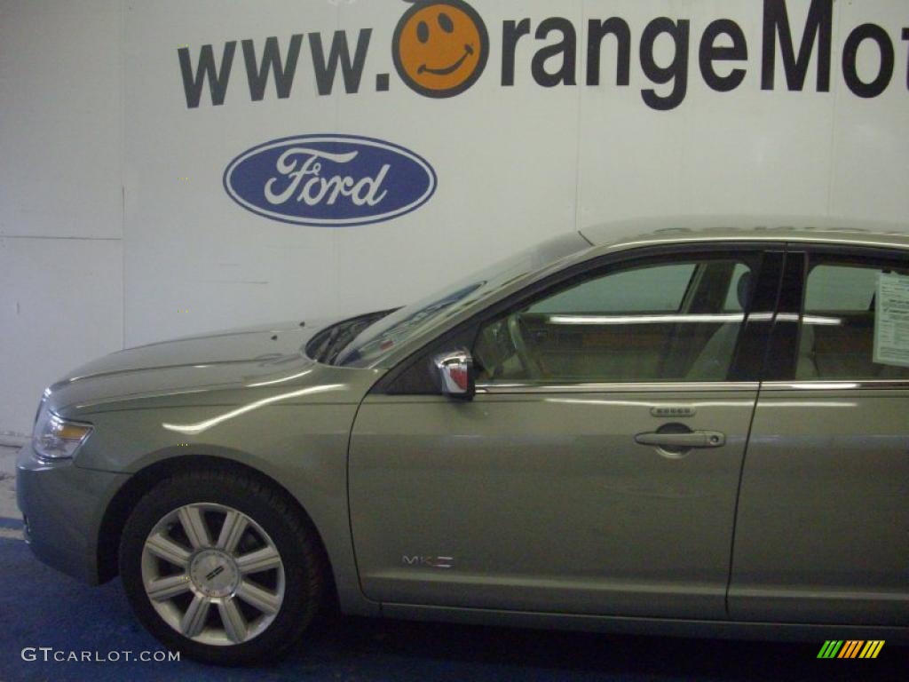 2008 MKZ Sedan - Light Sage Metallic / Sand photo #4