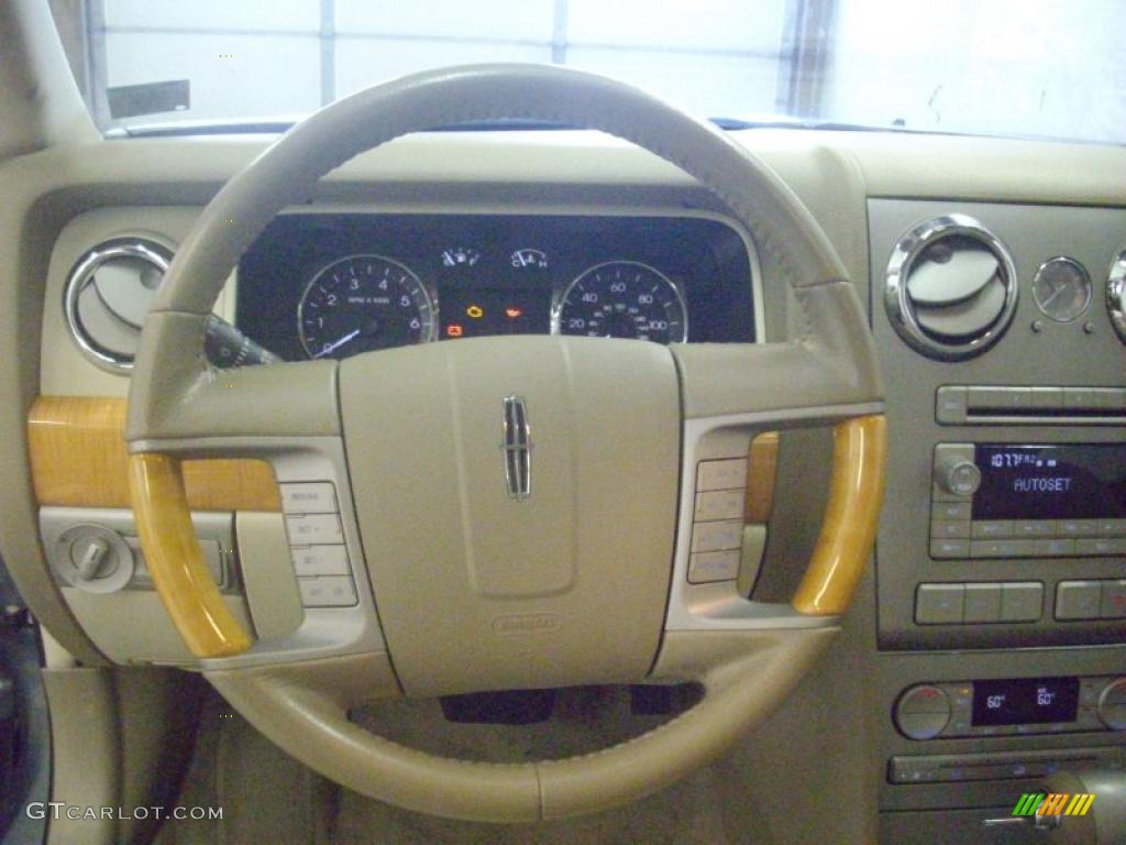 2008 MKZ Sedan - Light Sage Metallic / Sand photo #16