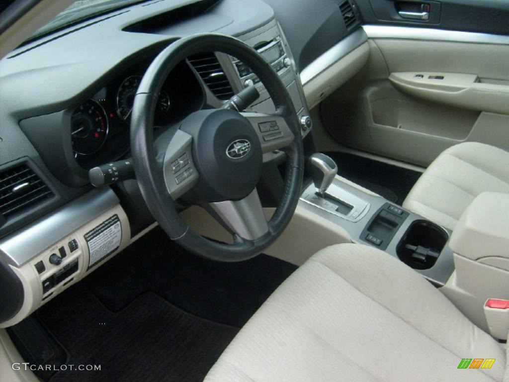 Warm Ivory Interior 2010 Subaru Legacy 2.5i Premium Sedan Photo #48667068
