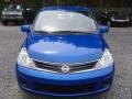 2011 Metallic Blue Nissan Versa 1.8 S Hatchback  photo #4