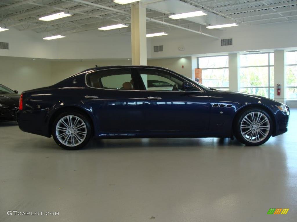 2009 Quattroporte Sport GT S - Blu Nettuno (Blue) / Cuoio photo #4