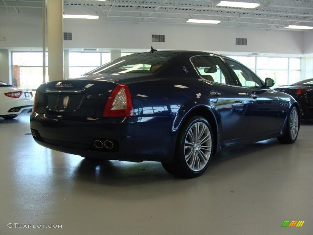 2009 Quattroporte Sport GT S - Blu Nettuno (Blue) / Cuoio photo #5