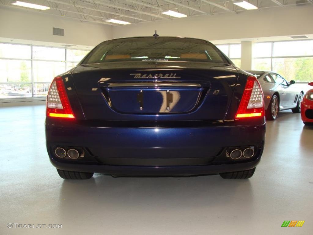 2009 Quattroporte Sport GT S - Blu Nettuno (Blue) / Cuoio photo #6