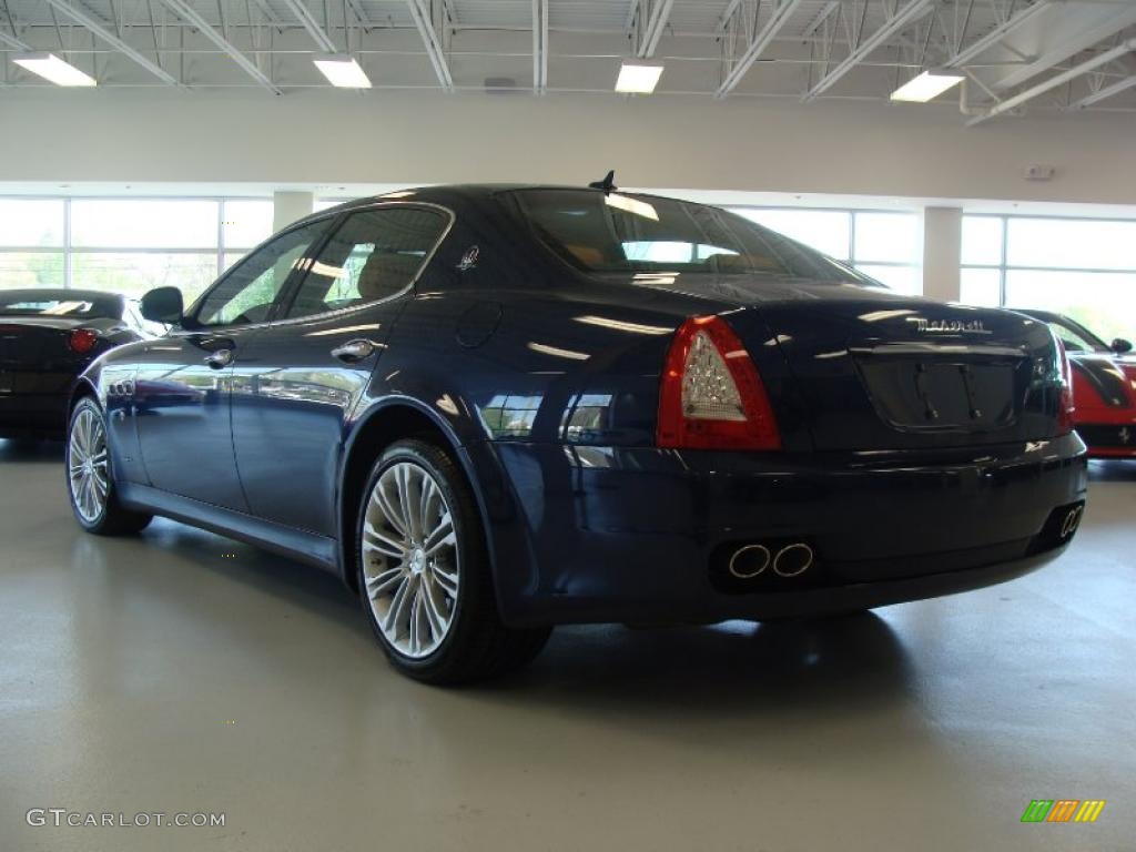2009 Quattroporte Sport GT S - Blu Nettuno (Blue) / Cuoio photo #7