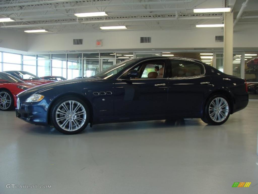 2009 Quattroporte Sport GT S - Blu Nettuno (Blue) / Cuoio photo #26