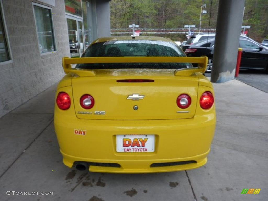 2007 Cobalt SS Supercharged Coupe - Rally Yellow / Ebony/Yellow photo #3