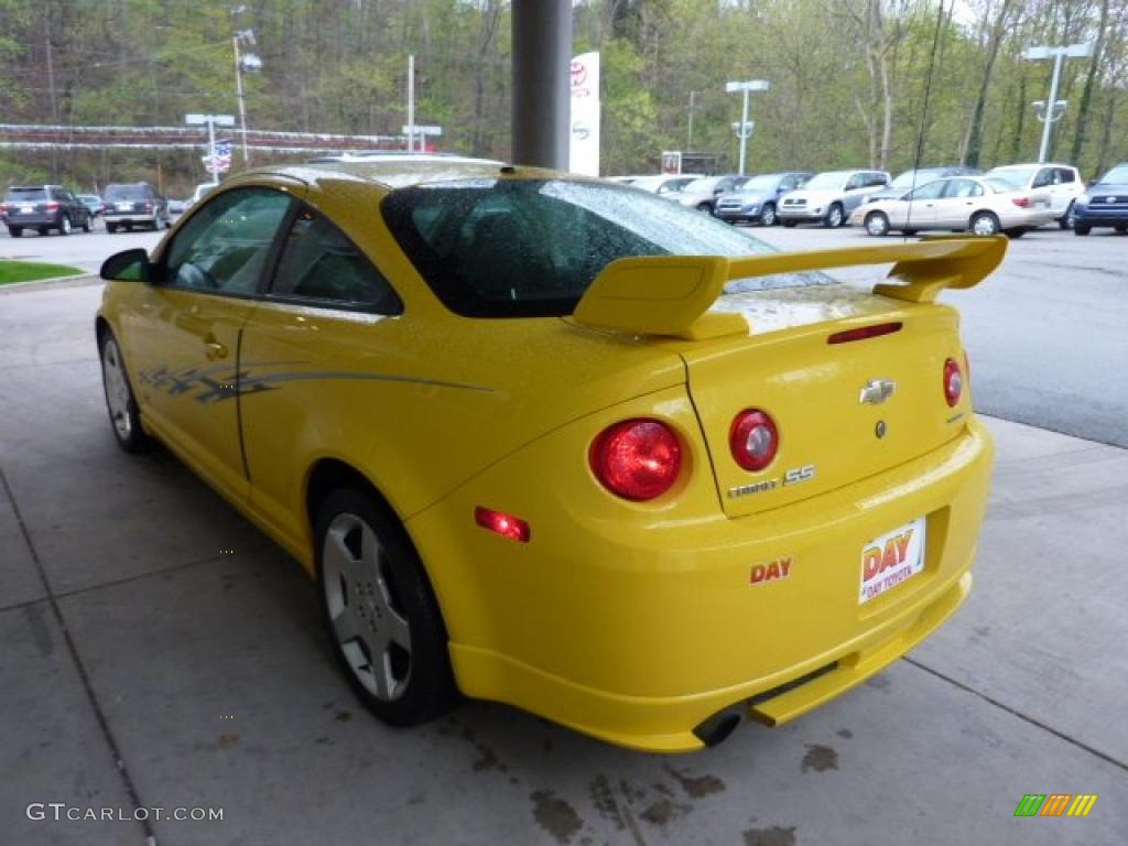 2007 Cobalt SS Supercharged Coupe - Rally Yellow / Ebony/Yellow photo #4