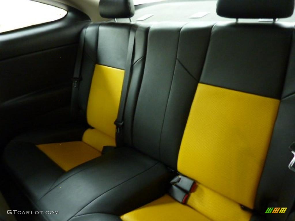 Ebony/Yellow Interior 2007 Chevrolet Cobalt SS Supercharged Coupe Photo #48669780