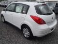 2011 Fresh Powder White Nissan Versa 1.8 S Hatchback  photo #2