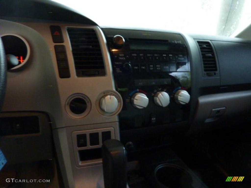 2008 Tundra SR5 TRD Double Cab 4x4 - Super White / Graphite Gray photo #13