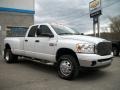 Bright White 2008 Dodge Ram 3500 Big Horn Edition Quad Cab 4x4 Dually