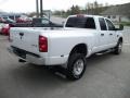 2008 Bright White Dodge Ram 3500 Big Horn Edition Quad Cab 4x4 Dually  photo #3