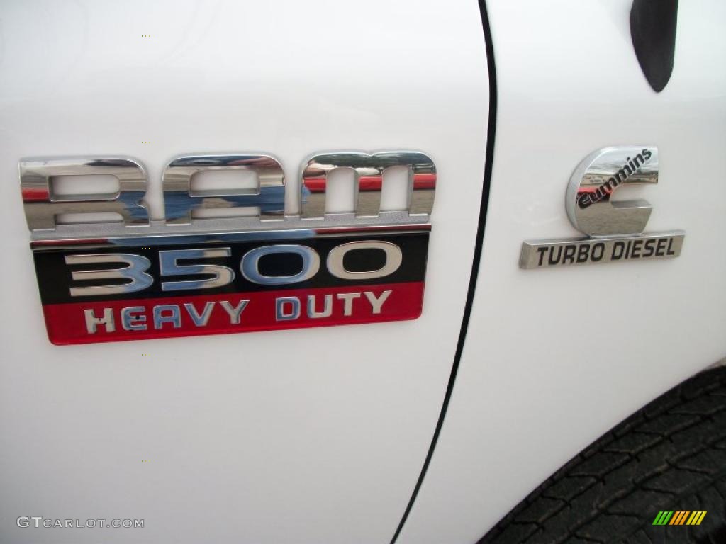 2008 Dodge Ram 3500 Big Horn Edition Quad Cab 4x4 Dually Marks and Logos Photo #48671154