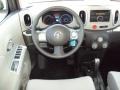 2009 Nissan Cube Light Gray Interior Steering Wheel Photo