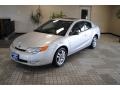 2004 Silver Nickel Saturn ION 3 Quad Coupe  photo #3