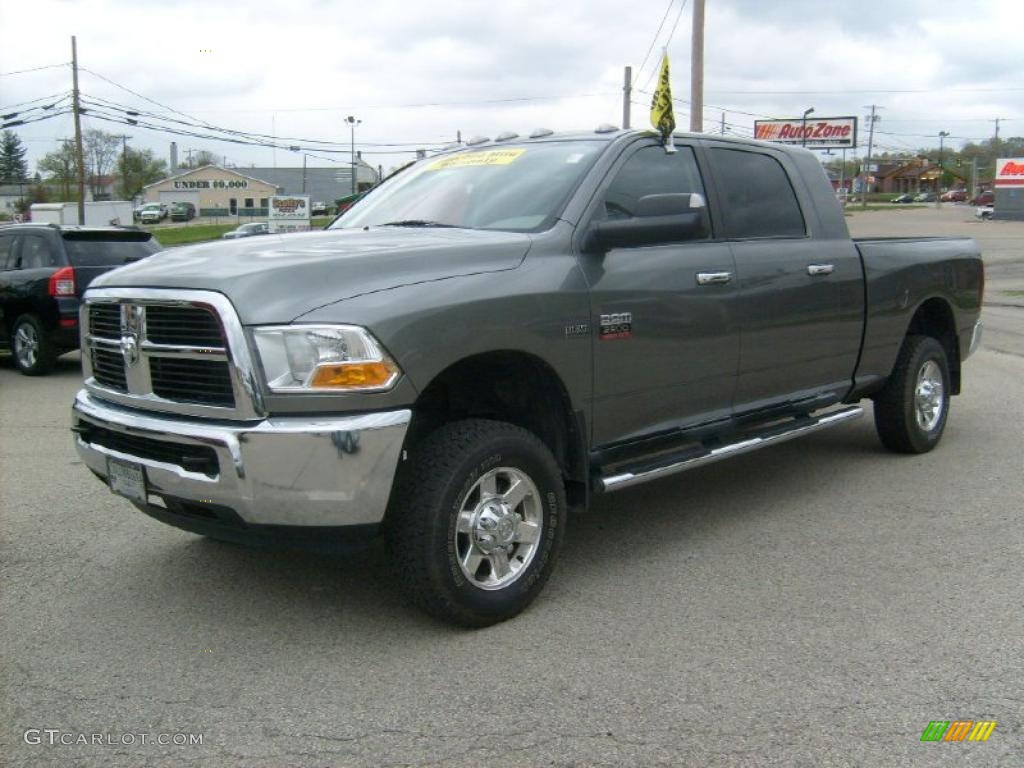 2010 Ram 2500 SLT Mega Cab 4x4 - Mineral Gray Metallic / Dark Slate/Medium Graystone photo #1