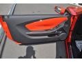 Inferno Orange/Black Door Panel Photo for 2011 Chevrolet Camaro #48674619