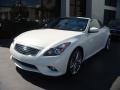 Moonlight White 2011 Infiniti G 37 S Sport Convertible