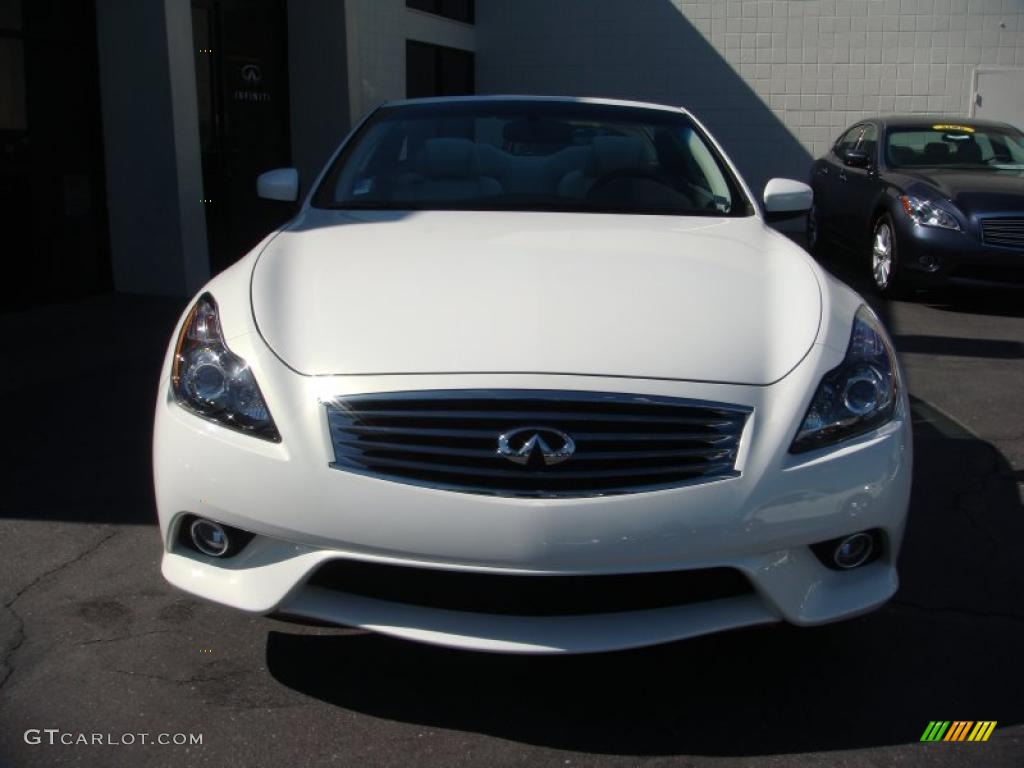 Moonlight White 2011 Infiniti G 37 S Sport Convertible Exterior Photo #48675273