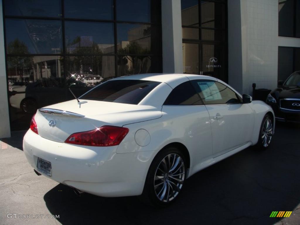 Moonlight White 2011 Infiniti G 37 S Sport Convertible Exterior Photo #48675372